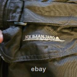 FirstGear Jacket Mens XLT Kilimanjaro Hypertex Black Motorcycle Zip Snap Pad