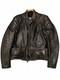 FirstGear by Hein Gericke Men's Black Leather Motorcycle Jacket Size M Pre-Owned