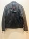 First Classic Leather Gear Men's XL Genuine Leather Motorcycle Biker Jacket Blac