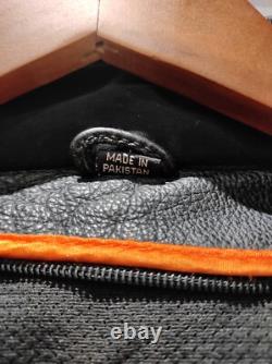 First Classics Heavy Leather Motorcycle Jacket Zip UP Men's Size- XXL