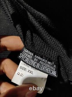 First Classics Heavy Leather Motorcycle Jacket Zip UP Men's Size- XXL