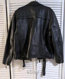 First Classics Mens Vintage Leather Motorcycle Jacket Size XXL Heavyweight Biker First Classics Mens Vintage Leather Motorcycle Jacket Size XXL Heavyweight Biker