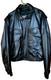 First Gear Scout III Black Leather Motorcycle Jacket Size 46, EXCELLENT cond