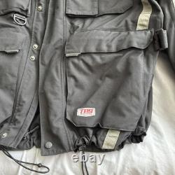 First Gear TPG Rainer Jacket Black Men's 2XL Black Armor Touring Motorcycle Pads