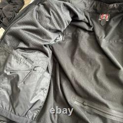 First Gear TPG Rainer Jacket Black Men's 2XL Black Armor Touring Motorcycle Pads