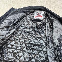 First Gear x Hein Gericke Black Leather Motorcycle Jacket Men's XL
