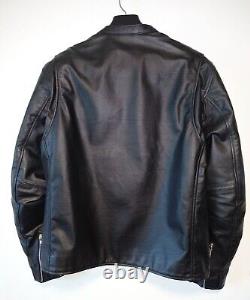 First MFG Men's Motorcycle Leather Jacket Titan CE Armored Cowhide Leather Large