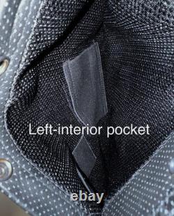 First Manufacturing Company-Black Leather Vest/Size Large Motorcycle Vest