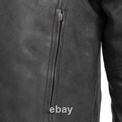 First Mfg Co. Men's RAIDER Motorcycle Leather Jacket