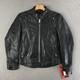 First Motorcycle Jacket Mens Small Regular Thinsulate Full Zip Leather Black NEW