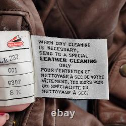 Firstgear Hein Gericke Brown Leather Motorcycle Jacket LE 237 Mens XL