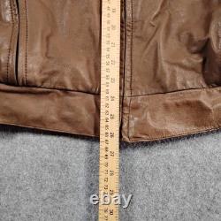 Firstgear Hein Gericke Brown Leather Motorcycle Jacket LE 237 Mens XL
