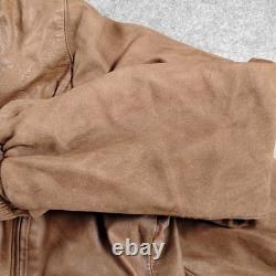 Firstgear Hein Gericke Brown Leather Motorcycle Jacket LE 237 Mens XL