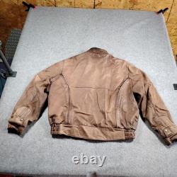 Firstgear Hein Gericke Brown Leather Motorcycle Jacket LE 237 Mens XL
