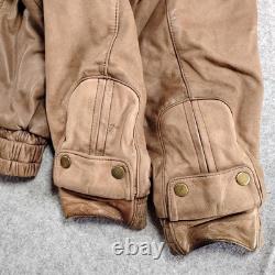 Firstgear Hein Gericke Brown Leather Motorcycle Jacket LE 237 Mens XL