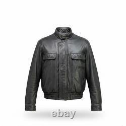 Firstgear Mens Black Nylon Motorcycle Jacket Riding Protective Outerwear Sz XL