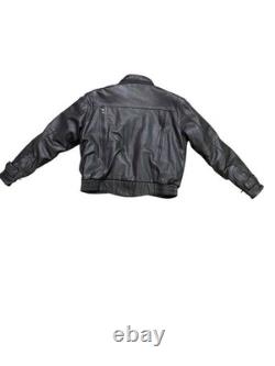 Firstgear Mens Black Nylon Motorcycle Jacket Riding Protective Outerwear Sz XL