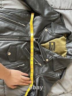 Five Star Horsehide Two Star Repro Leather Biker Jacket