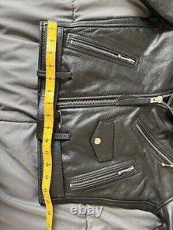 Five Star Horsehide Two Star Repro Leather Biker Jacket