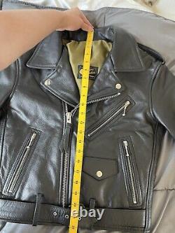 Five Star Horsehide Two Star Repro Leather Biker Jacket