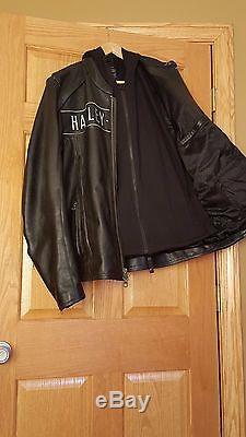 Genuine Harley Davidson Mens Leather Jacket XL Tall