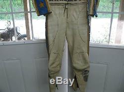 Gary Nixon #9 Bates Leather Race Suit Jacket & Pants Triumph Yamaha Motorcycle