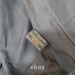 Genuine Harley Davidson Motorcycle Black Leather Biker Jacket Size Large