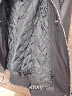 Genuine Leather Motorcycle Jacket With Flames? Vented Men's Size 48