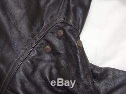 Genuine Men's Belstaff Black Leather Panther Biker Jacket Made in Italy Perfect