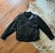 Genuine leather motorcylce padded jacket YKK zip size XL
