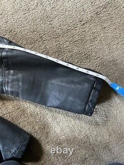 Giorgio Brato Men's Black Leather Jacket Size 50