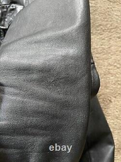 Giorgio Brato Men's Black Leather Jacket Size 50