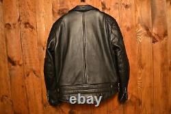 Gold Top England Aero Leathers Aviakit Cafe Racer Motorcycle Leather Jacket 42l