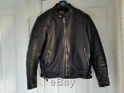 Goldtop 76 Leather Cafe Racer Jacket Uk 44 Armoured Used Not Lewis Aviakit