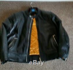 Goldtop 76 Leather Cafe Racer Jacket Uk 44 Armoured Used Not Lewis Aviakit