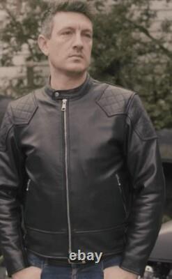 Goldtop The 76, 40, leather Motorcycle Jacket, Cafe Racer, Awesome Thing
