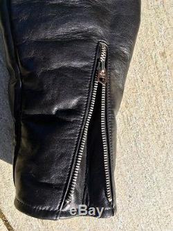 Good Wear Leather Californian Racer Horsehide Motorcycle Jacket Size 44