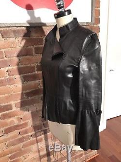 Gucci Black leather Jacket Women's Size 44