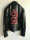 Gucci By Alessandro Michele Embroidered Leather Jacket Size 40 It Rrp$7100aud