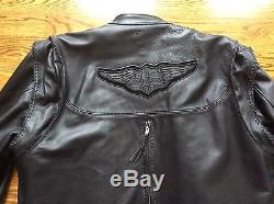 HARLEY DAVIDSON Leather WILLIE G Convertible Men's Jacket Size XL Made In USA