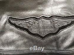 HARLEY DAVIDSON Leather WILLIE G Convertible Men's Jacket Size XL Made In USA