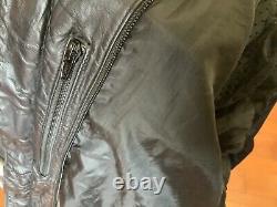 HARLEY DAVIDSON Men's XL Cruiser B&S Leather Racing Jacket (no zip-out liner)