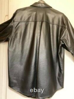 HARLEY DAVIDSON Motor Clothes An American Legend Men's Leather Jacket Black L