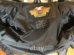 HARLEY DAVIDSON Women's Size SMALL Black #1 Leather Jacket in Great Condition