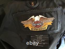 HARLEY DAVIDSON Women's Size SMALL Black #1 Leather Jacket in Great Condition