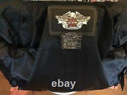 HARLEY DAVIDSON Women's Size XL Leather Racing Jacket in Great Condition