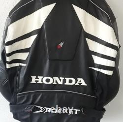 HONDA Officially Licensed JOE ROCKET CDR Armored Leather Motorcycle Jacket Sz 50