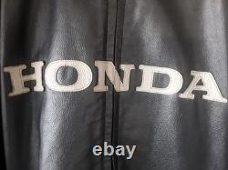 HONDA Officially Licensed JOE ROCKET CDR Armored Leather Motorcycle Jacket Sz 50