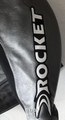 HONDA Officially Licensed JOE ROCKET CDR Armored Leather Motorcycle Jacket Sz 50