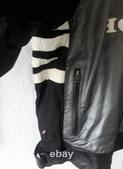 HONDA Officially Licensed JOE ROCKET CDR Armored Leather Motorcycle Jacket Sz 50
